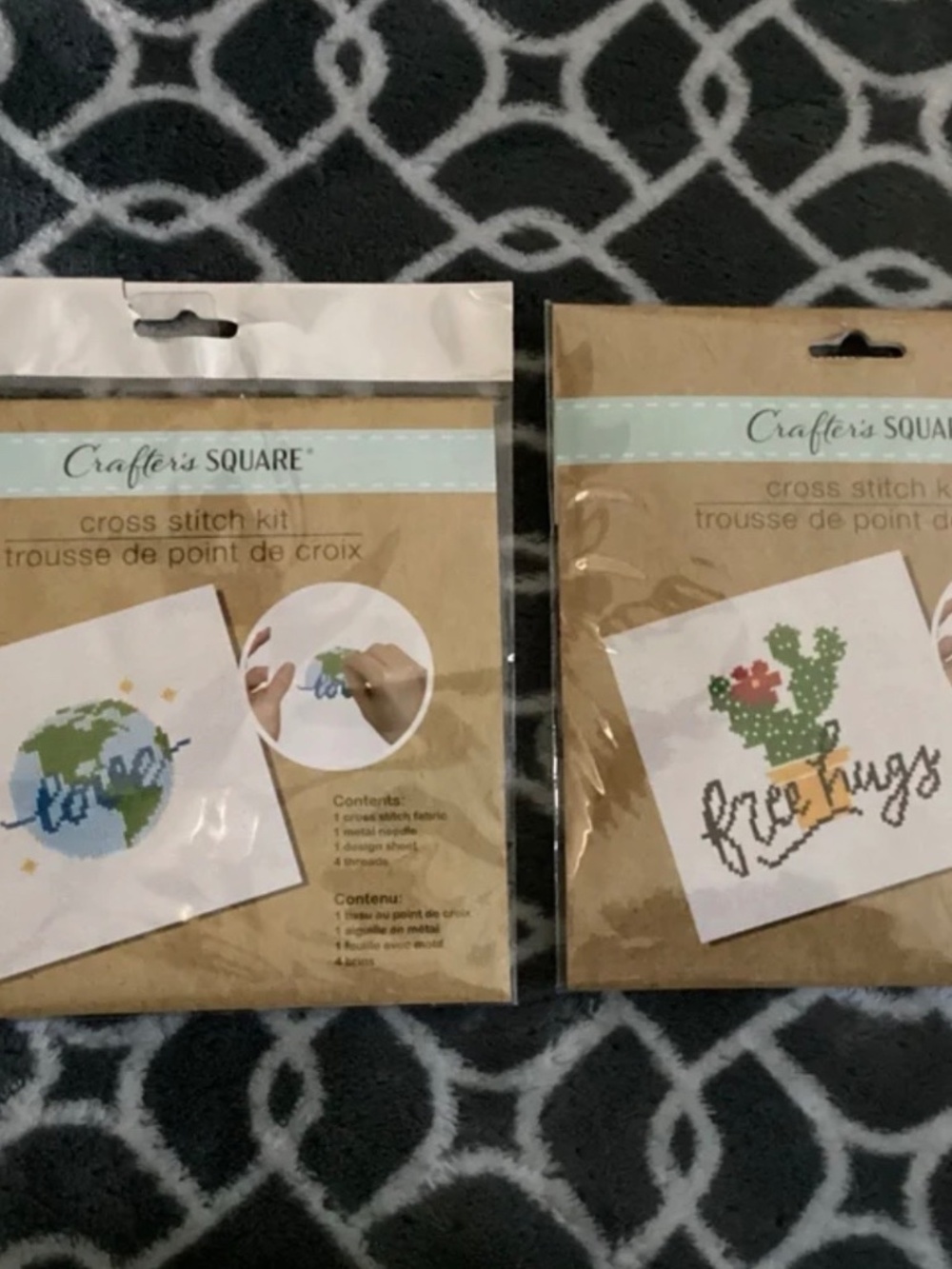 Crafter’s Square Cross Stitch Kits Bundle NEW